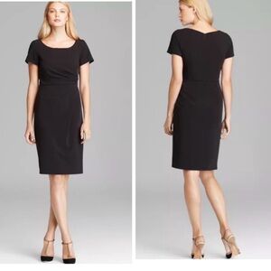 MAX MARA 10 Weekend Mochi black ruched body modern timeless woman midi dress